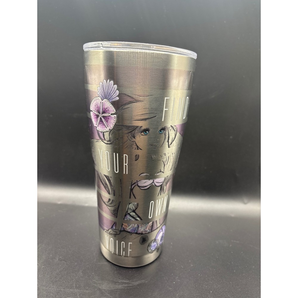 Tervis Disney Little Mermaid Ariel 30oz Stainless Steel Tumbler Purple Striped